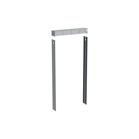 Pokrywa spłuczki do modułu sanitarnego Geberit Monolith do WC: Aluminium szczotkowane