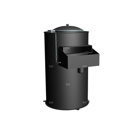 Zbiornik na wodę użytkową i gaśniczą (wersja okrągła), 300 l