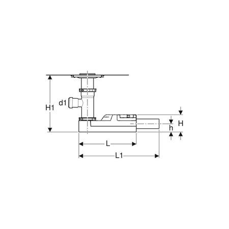 Kołnierz Geberit do wpustów podłogowych natrysku