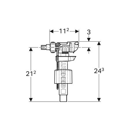 Wężyk podłączeniowy Geberit