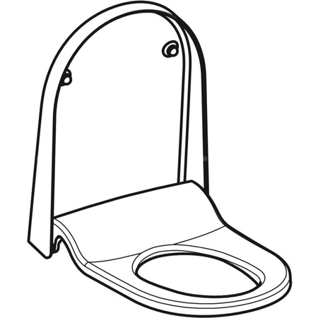 Deska sedesowa do Geberit AquaClean Sela (produkowanych do 2018 roku): Biały-alpin