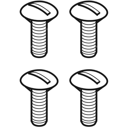 Zestaw śrub mocujących do podświetlanego lustra Keramag Silk