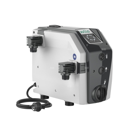 Wilo-Isar BOOST5-E-5 hydrofor premium dla stabilnego ciśnienia w domu i ogrodzie. Wyposażony w pompę samozasysająca i wszelskie niezbędne elementy sterująco-regulujące