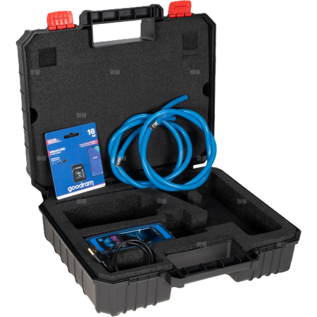 Manometr elektroniczny AFRISO S4602 ST 20Pa, z wyświetlaczem, z przewodami pomiarowymi