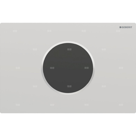 Elektroniczny zestaw uruchamiający WC Geberit, IR, Sigma10, 12cm, chrom mat, easy-to-clean