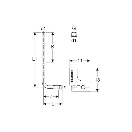 Osłona izolacyjna Geberit MeplaTherm do przyłączy kątowych i trójnikowych