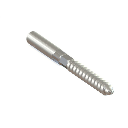 Wkręt dwugwintowy WK M8 200mm WKM8L200