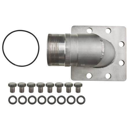 Kolano stal nierdzewna, przył. DN 80 dł.250mm szer.180mm WILO