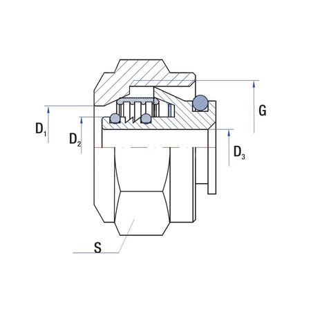 Zacisk śrubowy RUMET do rury Mosiądz 3/4'' x 14 mm x 2