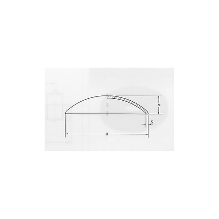 Zaślepka miedź SANHA KB 133 mm ps