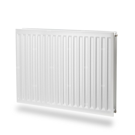 Grzejnik płytowy typ 10 higieniczny PURMO Hygiene H wym. 900 x 500 mm, kolor biały, moc 451 W, front Profilowany