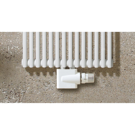 Grzejnik żeberkowy ZEHNDER Kleo 1500 x 462 mm, kolor biały (RAL 9016), moc 832 W