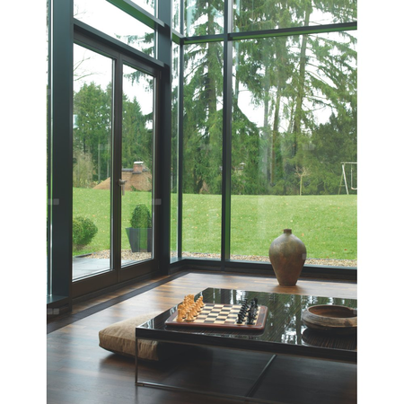 Grzejnik konwektorowy ZEHNDER Terraline Neo, wym. 140 x 4500 mm, kolor aluminiowy naturalny, moc 13562 W