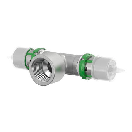 Trójnik COMAP MultiSkin Visu-Control mosiądz 63x4,5 x 63x4,5 (zacisk x GW x zacisk)