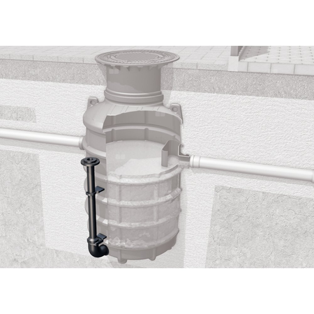 Opróżnianie bezpośrednie do separatorów tłuszczu - przyłącze lewe