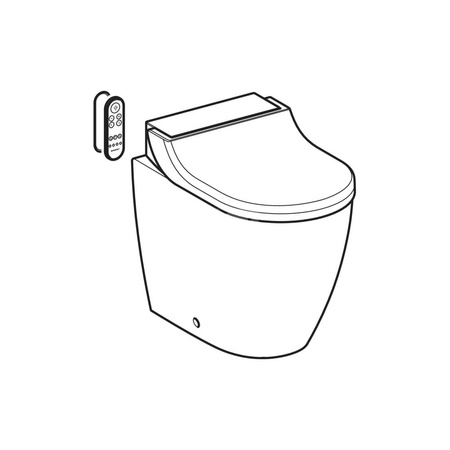 Amortyzator do deski sedesowej / pokrywy deski sedesowej, do Geberit AquaClean Mera / Tuma