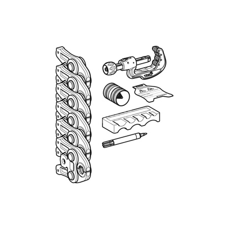 Szczęki zaciskowe (komplet) GEBERIT Mapress fi 12 mm do złączek zaprasowywanych