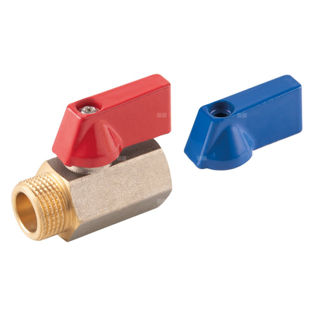 Zawór kulowy FERRO F-COMFORT 3/8'' GZ x GW, uchwyt: motylek