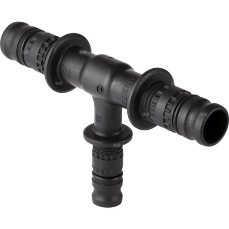 Trójnik GEBERIT Mepla redukcja PVDF 20 mm x 16 mm x 20 mm (końcówka wciskowa)