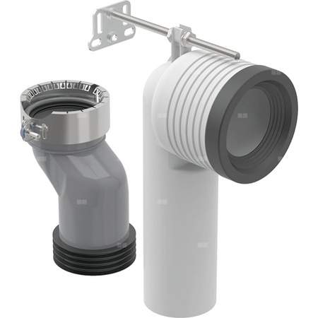 Zestaw przyłączeniowy Geberit do stojącej miski WC iCon TurboFlush, wylot pionowy