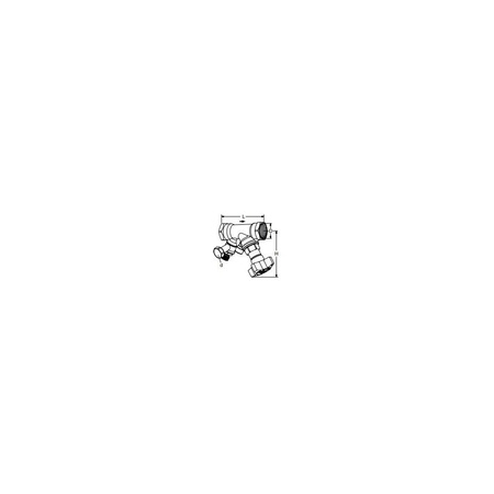 STS DN 25 z odw. 1/2", PN 25