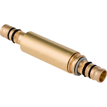 Łącznik naprawczy GEBERIT Mepla, miedź / miedź, 50 mm, DN 40 x 50 mm x DN 40 (końcówka wciskowa x końcówka wciskowa), (głębokość: 46.5 mm) z uszczelką