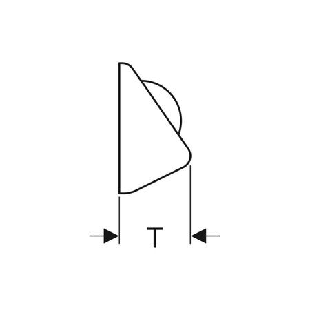 Pierścień dźwigni Geberit do systemu spłukiwania WC z pneumatycznym uruchamianiem spłukiwania