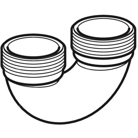 Kolano 180' GEBERIT, 32 mm (GZ)