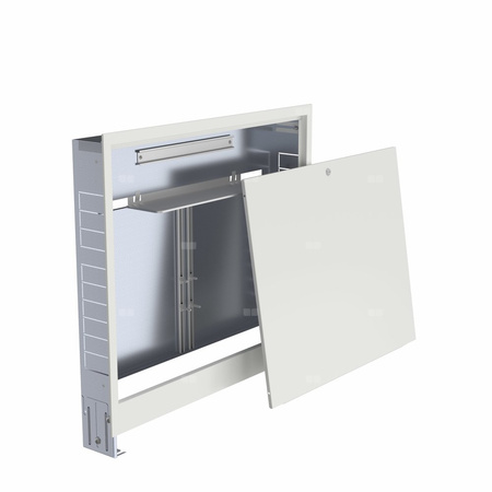 Szafka podtynkowa SP-8/4L (8 obw. c.o./4 obw. z ukł. miesz.) pod listwę sterującą II