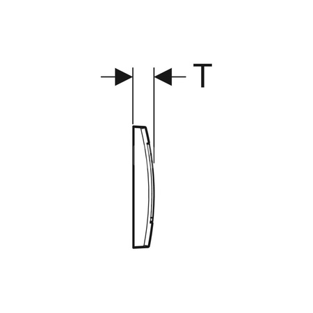 Komplet przedłużek do Geberit Delta/Twinline