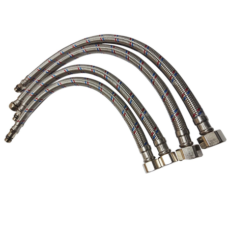 Zestaw przyłączy elastycznych komplet do baterii wannowej 3-otworowej