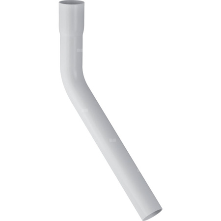 Kolano spłukujące 45 st., biały-alpin