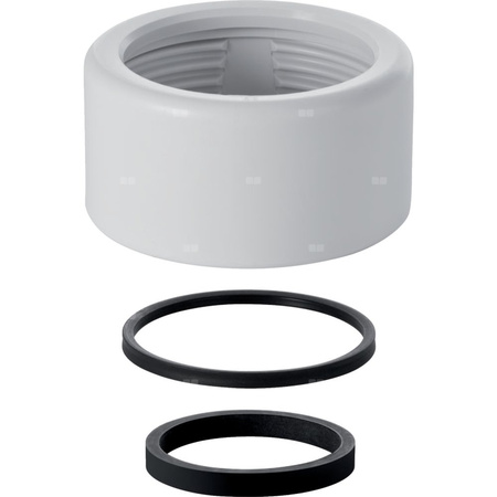 Zestaw nakrętek Geberit: d=32mm, Biały-alpin