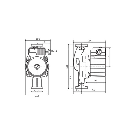Pompa obiegowa WILO STAR-Z 20/5-3 1 x 230 V 50 Hz, PN 10/10bar