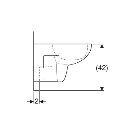 Deska sedesowa Geberit Fantasia: Wolne opadanie=Nie, Mocowanie=Od góry, Biały / Błyszczący