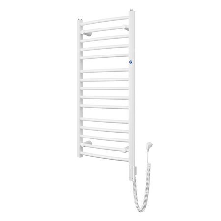 Grzejnik elektryczny (suszarka) INSTAL-PROJEKT AMBRA R ELECTRO, wym. 1394 (1499 z grzałką)/500 mm, kolor biały połysk,  moc 600 W