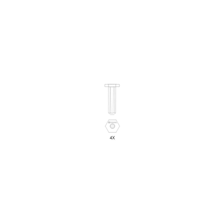 Izolatory dźwięku i wibracji do Linearis Infinity 60 i 90 oraz Ultraflat (4 sztuki, otwór 14mm)
