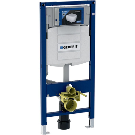 Stelaż podtynkowy Geberit Duofix do wiszących misek WC, 112 cm, ze spłuczką podtynkową Sigma 12 cm i Power & Connect Box