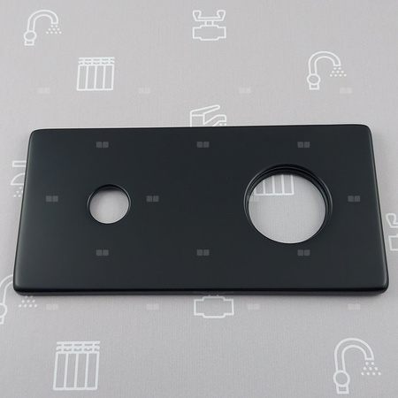 Rozeta z uszczelką do baterii umywalkowej podtynkowej MOKAIT BLACK