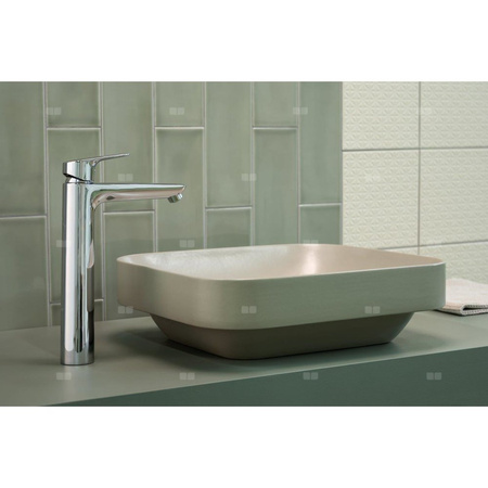 Bateria umywalkowa stojąca nablatowa KFA Armatura ABASHA click clack, chrom, montaż blat / otwór na baterię