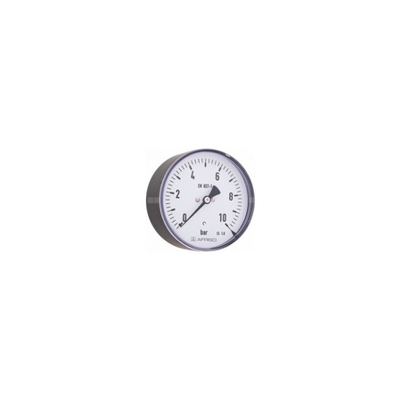 Manometr z rurką Bourdona AFRISO RF wstrząsoodporny 0/0,6 bar G1/2B aksjalne fi 100 mm, kl. 1,0%