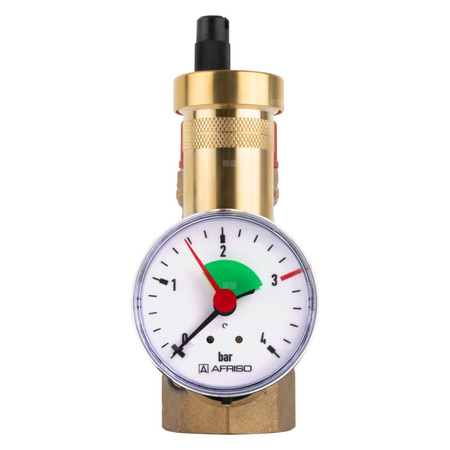 Zespół przyłączeniowy AFRISO KSG mini 1'' GW x GW, max. 3 bar