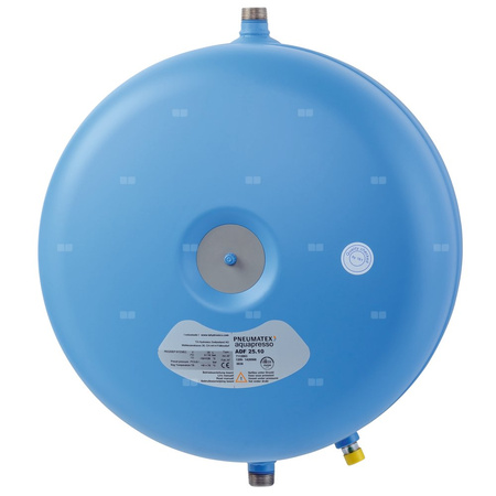 Naczynie wzbiorcze wiszące PNEUMATEX (IMI HYDRONIC) AquapressoADF 35.10, pojemność 35 l, 10 bar / 120'C, kolor niebieski, do instalacji  C.W.U.