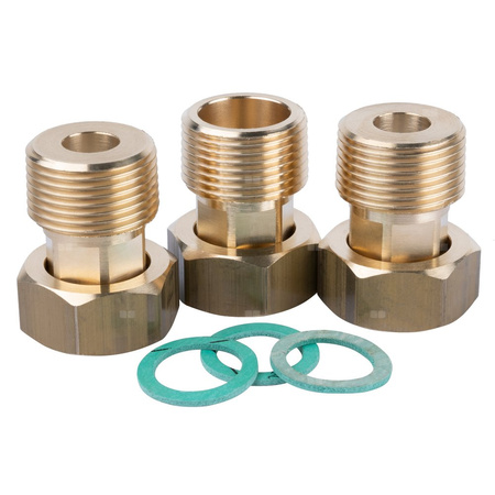 Zawór regulacyjny termostatyczny do wody ciepłej AFRISO ATM 343 ze śrubunkami mosiądz GZ 3/4'', DN 15, zakres temp. 35-60'C, Kvs 1.6 m3/h, maksymalna temperatura 90'C, maksymane ciśnienie 10 bar