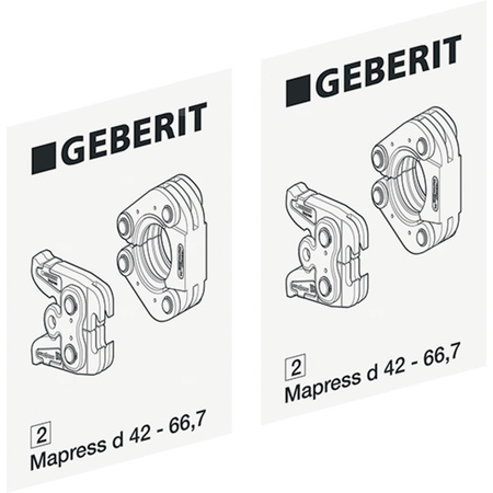 Naklejka identyfikacyjna - opaska zaciskowa Mapress d42-66.7 (2) zest.-2