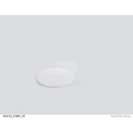 Zestaw filtrujący G2 (12 sztuk) do wywiewnikau powietrza wywiewanego firmy Vaillant Ø125mm, do zabezpieczenia instalacji przed z