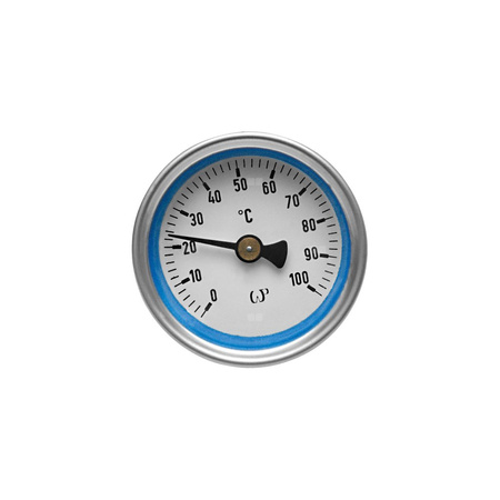 Termometr tarczowy 100 'C niebieski