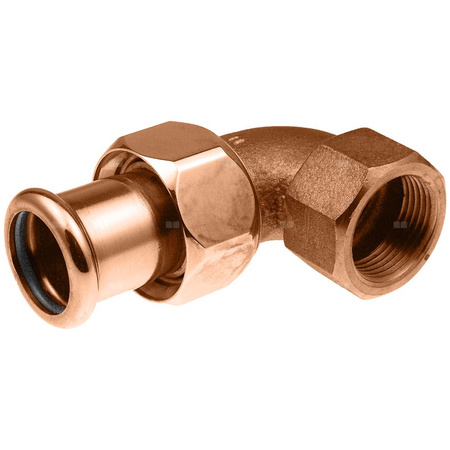 Śrubunek 90' GW Copper - 15 Rp1/2"