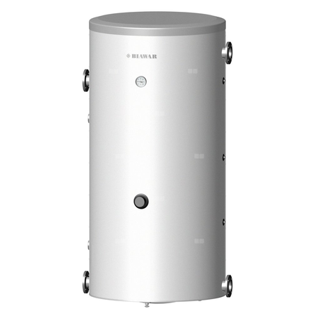BU-750.8 F Zbiornik buforowy stojący ocieplony, nieemaliowany, z przyłączami kołnierzowymi BIAWAR 750 l