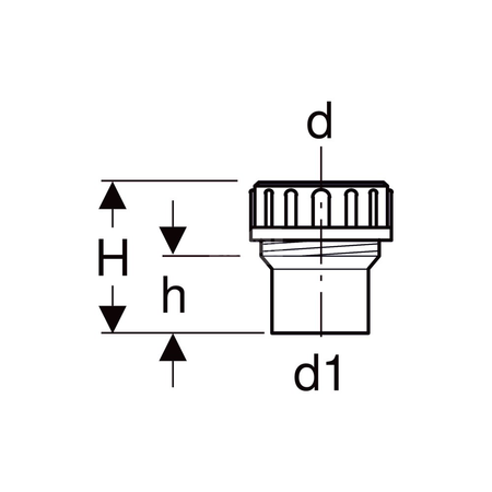 Przeciwnakrętka PP-HT d48